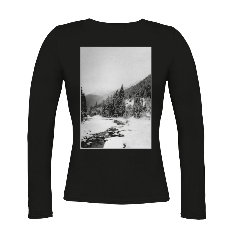 Paysage d'Hiver - Kristall & Isa Women’s Longsleeve  |  L  |  black